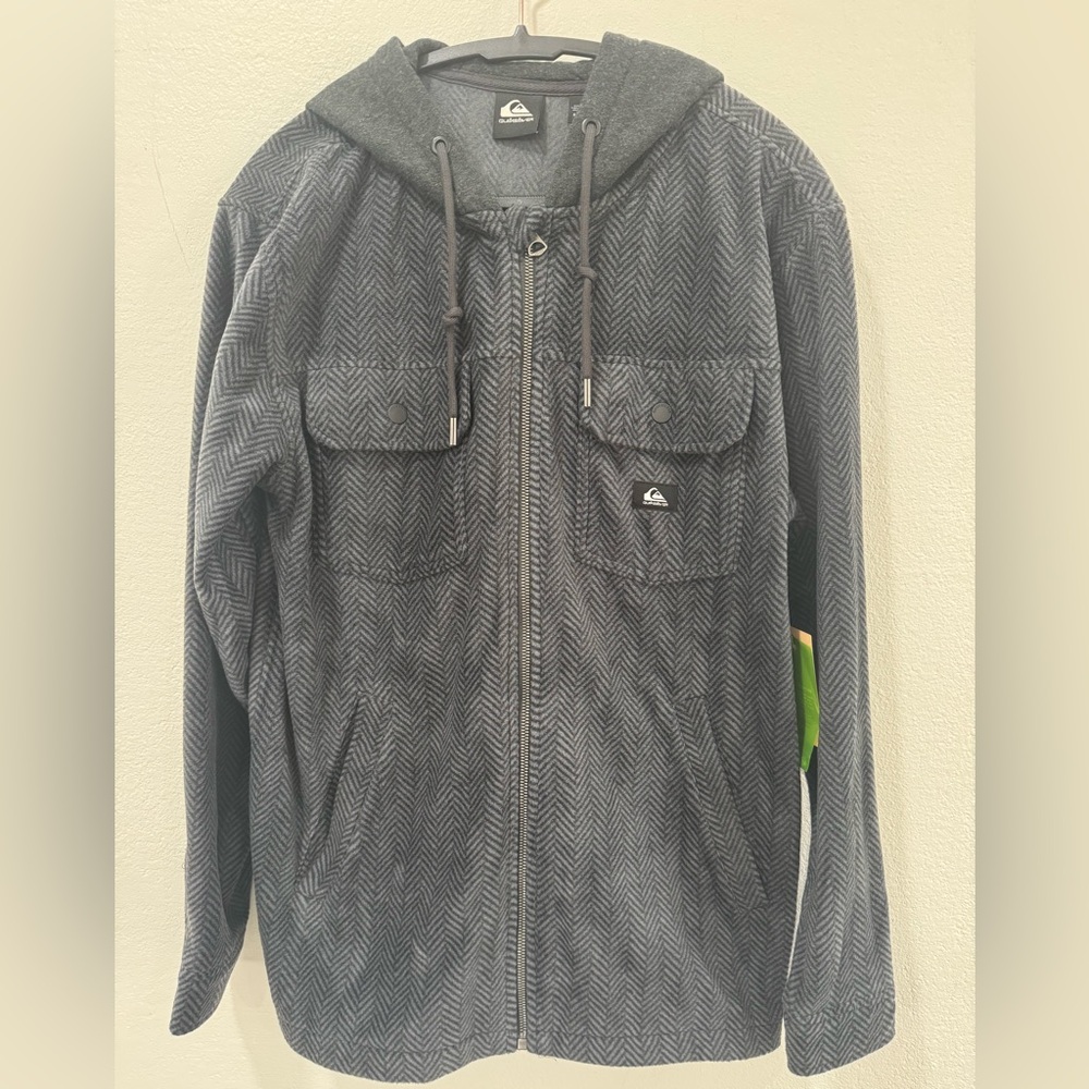 Men’s Quiksilver Fleece Herringbone Hoodie